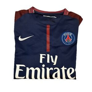 PSG PARIS SAINT GERMAIN MBAPPE ORIGINAL 2017 JERSEY SIZE MED Authentic NIKE